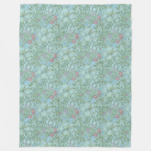 Cobertor De Velo Vintage William Morris Ouro Lily
