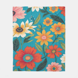 Cobertor De Velo Vintagem de flores Elegante