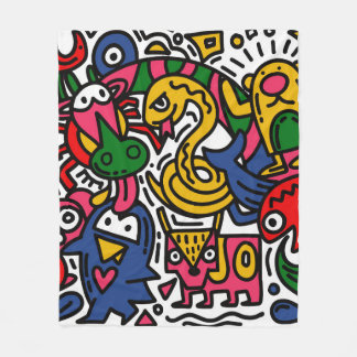 Cobertor De Velo Vintagem Desenhada à Mão Ilustração de Dodle, dese