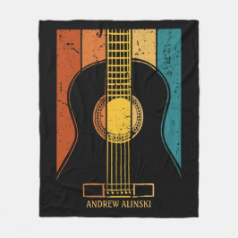 Cobertor De Velo Violão de vinheta personalizado
