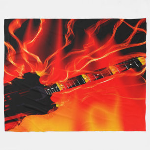 Cobertor De Velo Violão Flaming