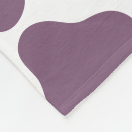 Cobertor De Velo Violet Cow