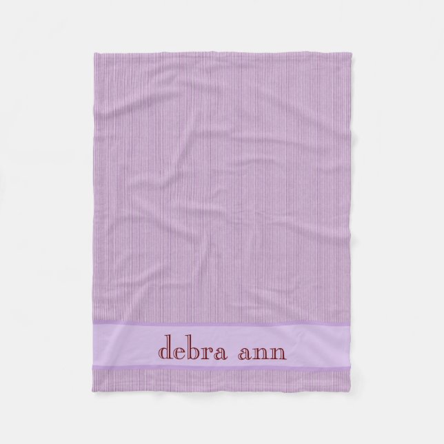 Cobertor De Velo Violet Purple Blanket (Frente)