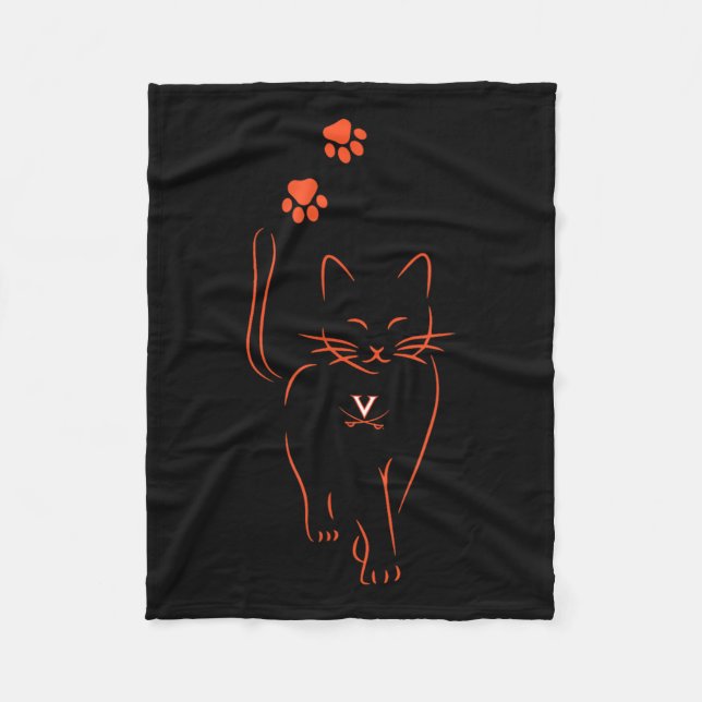 Cobertor De Velo Virginia Cavaliers Licensed Impressão Uni-adultos_ (Frente)