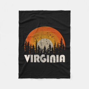 Cobertor De Velo Virgínia - natureza engraçada vintage caminhada 60