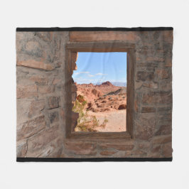 Cobertor De Velo Vista de cabine de dentro do Vale do Fogo