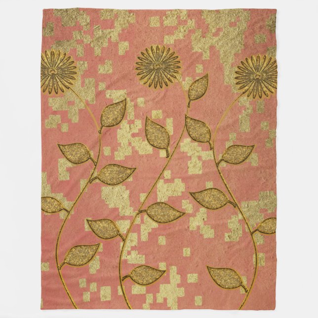 Cobertor De Velo Vista de Férias Douradas (Frente)