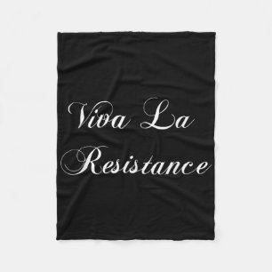 Cobertor De Velo Viva La Resistance Francês Resiste Anti-Trump - Un