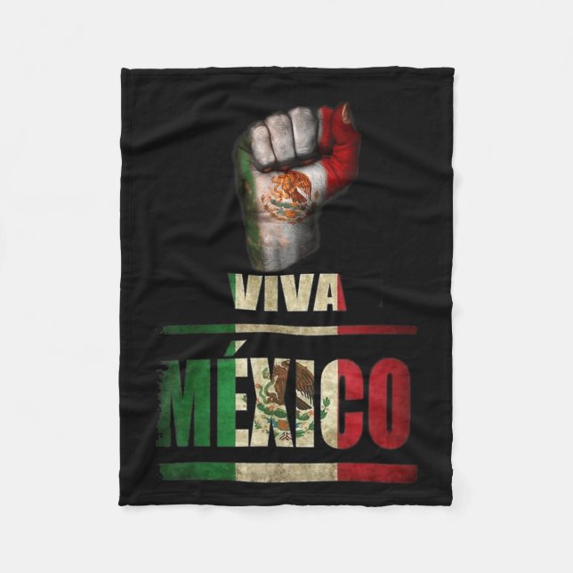 Cobertor De Velo Viva Mexico Cabrones And Christmas Mexico Women Ki (Frente)