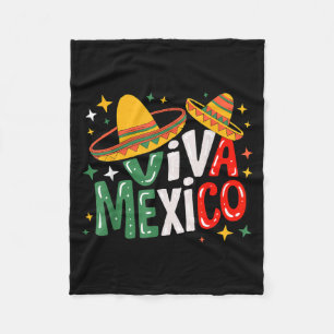 Cobertor De Velo Viva México meninas meninos bandeira mexicana