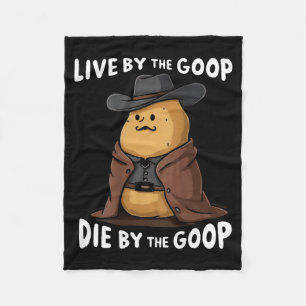 Cobertor De Velo Viva pelo Goop Morra pelo Goop Cowboy - Por trás