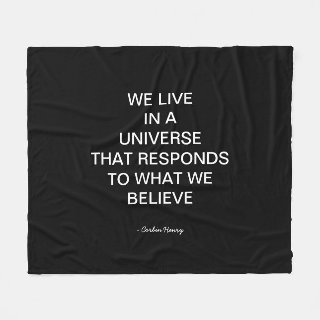 Cobertor De Velo Vivemos Num Universo (Frente (Horizontal))