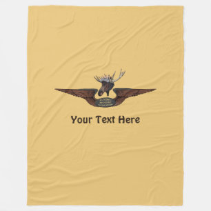 Cobertor De Velo Voando Moose Aviation Wings