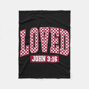 Cobertor De Velo Você É Amado João 3_16 Porque Deus Amou Tanto o Mu