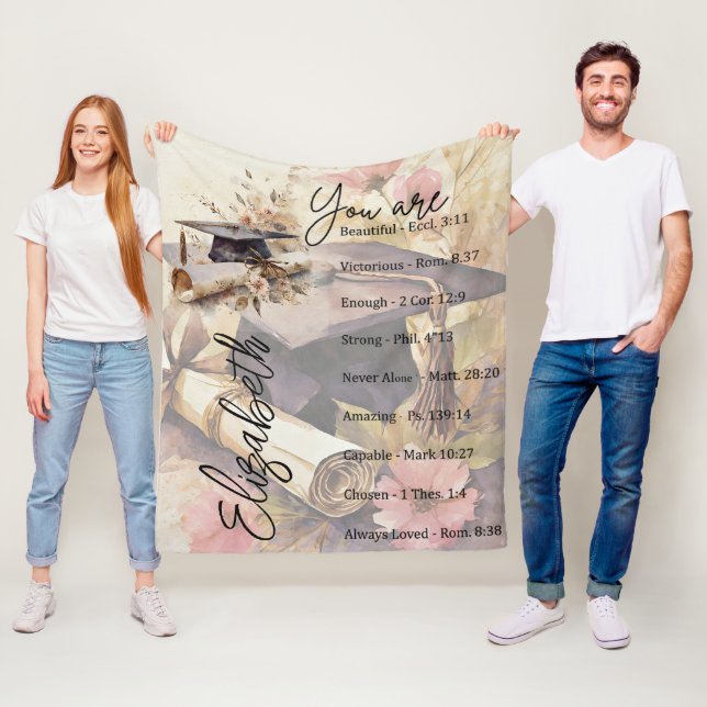 Cobertor De Velo Você é linda formatura personalizada (In Situ)