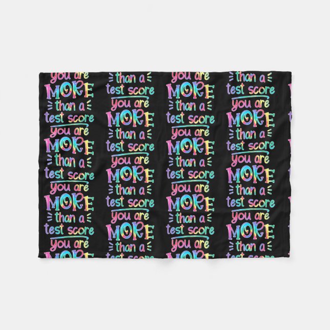 Cobertor De Velo Você É Mais Do Que Um Professor De Ponta De Teste (Frente (Horizontal))