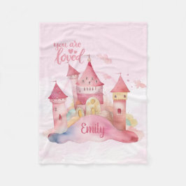 Cobertor De Velo Você é o Palácio Amado na Nuvem Rosa