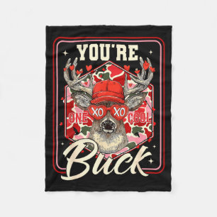 Cobertor De Velo Você é um Camuflagem de Buck Legal Dia dos Namorad