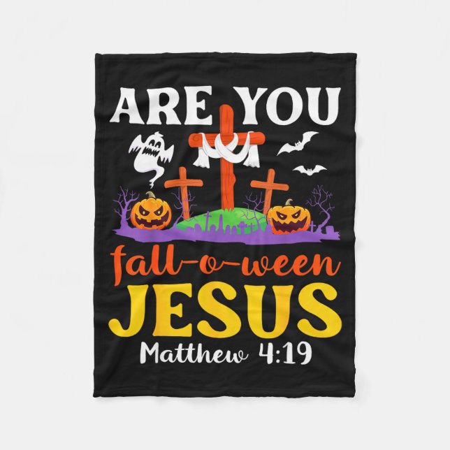 Cobertor De Velo Você Está Caindo no Ween Jesus Mateus Fé Cristã (Frente)