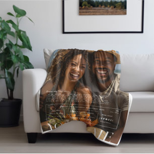Cobertor De Velo Você & Eu Foto de Casal Personalizada