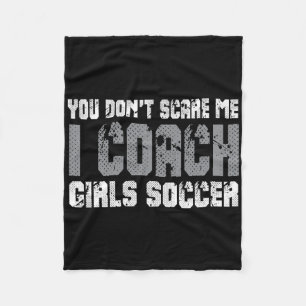 Cobertor De Velo Você Não Me Assusta Eu Treino Futebol Feminino