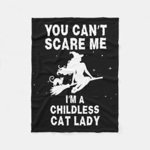 Cobertor De Velo Você não pode me assustar Eu sou uma bruxa de gato
