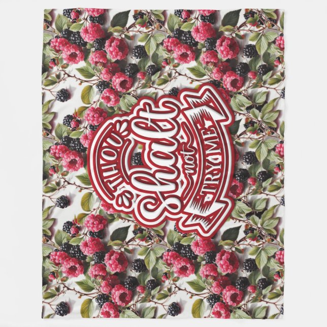 Cobertor De Velo Você Não Vai Me Tentar Engraçado (Frente)