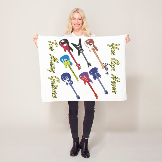 Cobertor De Velo Você Nunca Pode Ter Muitas Guitarras - (In Situ)