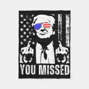 Cobertor De Velo Você Perdeu Trump 2024 American Flag