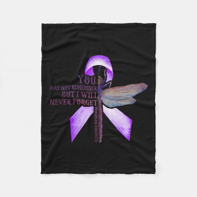 Cobertor De Velo Você Pode Não Lembrar Alzheimerheimer (Frente)