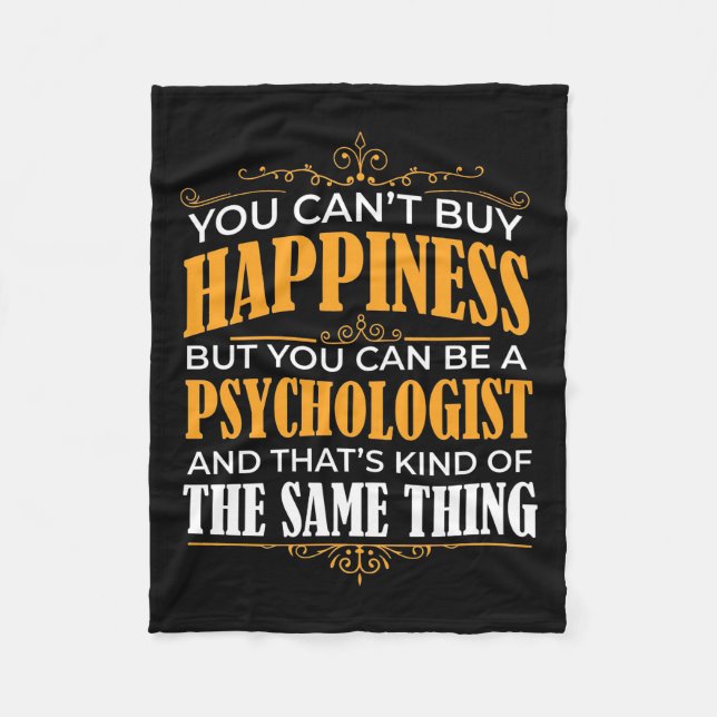 Cobertor De Velo Você Pode Ser Psicólogo (Frente)