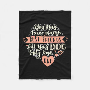 Cobertor De Velo Você Pode Ter Muitos Melhores Amigos