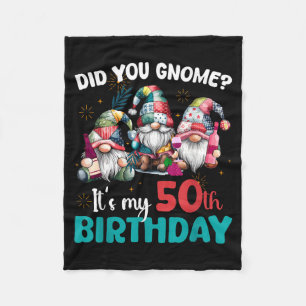 Cobertor De Velo Você Sabia Que É Meu Aniversário De 50 Anos Gno De