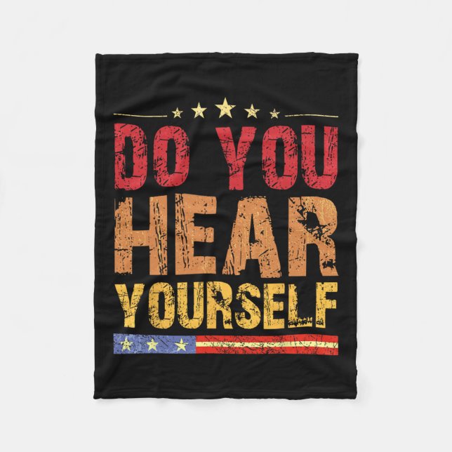 Cobertor De Velo Você Se Ouve! Engraçado (Frente)