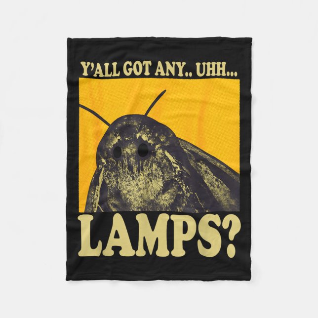 Cobertor De Velo Vocês têm alguma lâmpada Moth Meme lâmpada para ho (Frente)