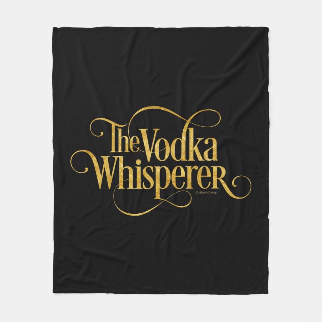 Cobertor De Velo Vodka Whisperer (Frente)