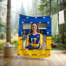 Volei de Graduação Sênior com Imagem Personalizada