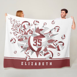 Cobertor De Velo Volicola de cinza de maroon bonito estende decepçã