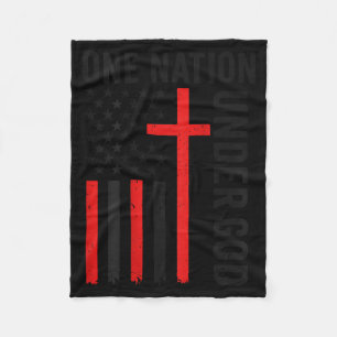 Cobertor De Velo Voltar Uma Nação Sob Deus Bandeira Americana Crist