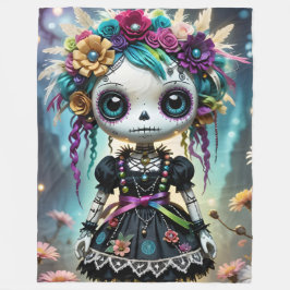 Cobertor De Velo Voodoo Dollz Fleece Blanket