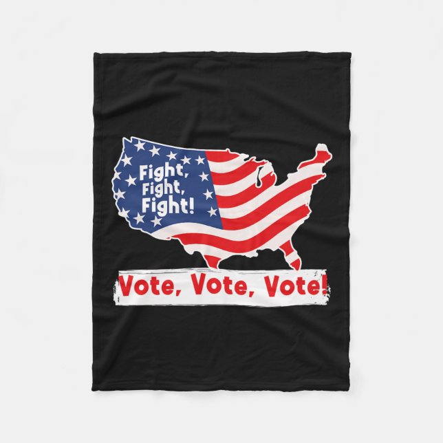 Cobertor De Velo Votar Em Trump À Eleição Presidencial (Frente)