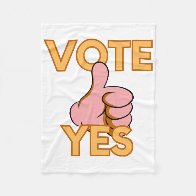 Cobertor De Velo Votar sim (Frente)