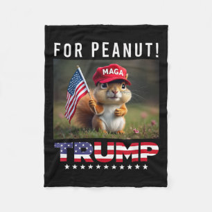 Cobertor De Velo Votar Trump Para O Amendoim O Trump De Esquilo 202