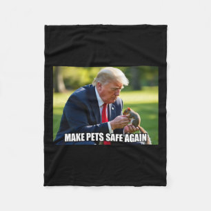 Cobertor De Velo Vote Trump Mega Torne Os Animais Seguros Novamente