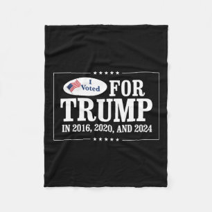 Cobertor De Velo Votei A Favor Da Trump Em 2016 2020 E 2024