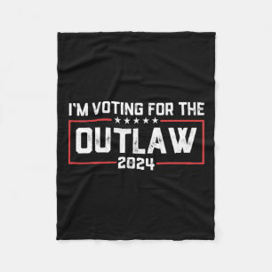 Cobertor De Velo Voto a favor do Outlaw 2024 Election Maga Trump