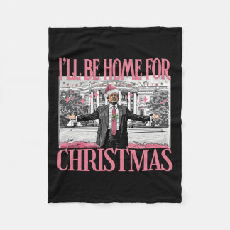Cobertor De Velo Vou Estar Em Casa Para Papais noeis De Natal Engra