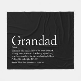 Cobertor De Velo Vovô Avô Definição do Avô