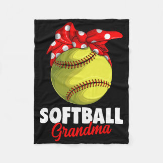 Cobertor De Velo Vovó de Softbol Mulheres _1