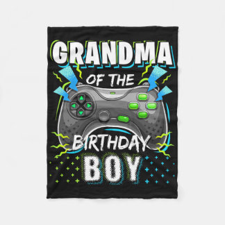 Cobertor De Velo Vovó Do Jogo De Vídeo De Aniversário Que Combina B